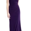 Adrianna Papell - AP1E203781 Embellished Bateau Jersey Sheath Dress -Boutique Wedding Dress Store adrianna papell ap1e203781 embellished bateau jersey sheath dress special occasion dress 0 dark eggplant 6918644400211