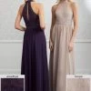 Adrianna Papell Platinum - 40221 Beaded High Halter Chiffon Dress -Boutique Wedding Dress Store adrianna papell platinum 40221 beaded high halter chiffon dress bridesmaid dresses 0 amethyst 28355704455251