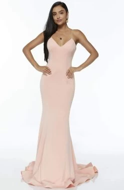 Alyce Paris - 60293 Classy Sleeveless Jersey Mermaid Gown 13 Alyce Paris - 60293 Classy Sleeveless Jersey Mermaid Gown -Boutique Wedding Dress Store alyce paris 60293 classy sleeveless jersey mermaid gown special occasion dress 0 pink 13789355704403