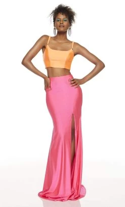 Alyce Paris - 60829 Two-Piece Crisscross Strappy Back Long Dress -Boutique Wedding Dress Store alyce paris 60829 two piece crisscross strappy back long dress evening dresses 13796595892307