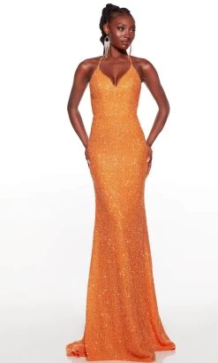 Alyce Paris 61396 - V-Neck Sequin Sheath Prom Gown -Boutique Wedding Dress Store alyce paris 61396 v neck sequin sheath prom gown special occasion dress 31976966226003