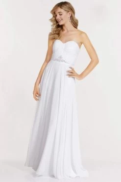 Alyce Paris - Prom Collection - 8021 Dress -Boutique Wedding Dress Store alyce paris prom collection 8021 dress bridesmaid dresses 000 diamond white 5543177158713