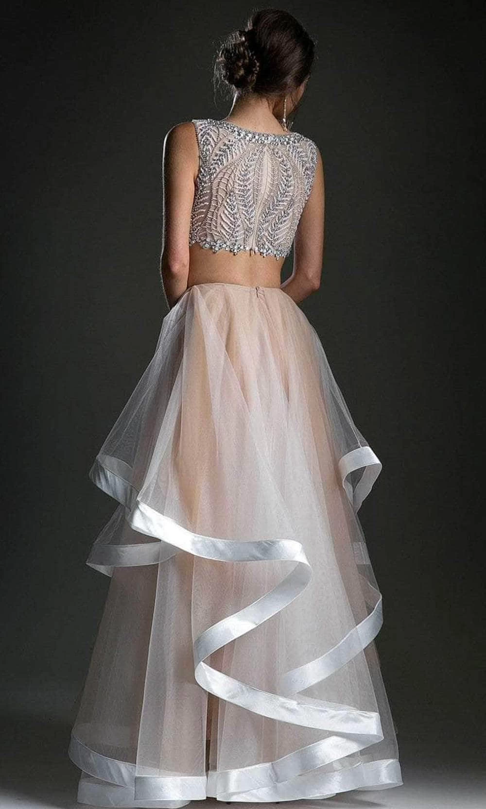 Andrea And Leo 5282 - Two-Piece Tiered Prom Dress 4 Andrea And Leo 5282 - Two-Piece Tiered Prom Dress - Image 2