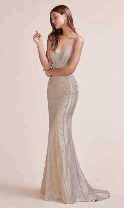 Andrea And Leo - A0646 Embellished V Neck Trumpet Gown -Boutique Wedding Dress Store andrea and leo a0646 embellished v neck trumpet gown bridesmaid dresses 15869375971411