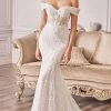 Andrea And Leo - A0666W Lace Corset Off Shoulder Bridal Dress 1 Andrea And Leo - A0666W Lace Corset Off Shoulder Bridal Dress -Boutique Wedding Dress Store andrea and leo a0666w lace corset off shoulder bridal dress wedding dresses 2 off white nude 15868660023379