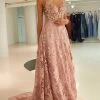 Andrea And Leo - A0701 Plunging V Neck A-Line Dress -Boutique Wedding Dress Store andrea and leo a0701 plunging v neck a line dress bridesmaid dresses 2 dusty rose 15868596125779