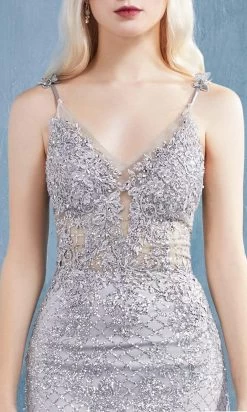 Andrea And Leo - A0960 Beaded Lace V Neck Trumpet Gown 13 Andrea And Leo - A0960 Beaded Lace V Neck Trumpet Gown -Boutique Wedding Dress Store andrea and leo a0960 beaded lace v neck trumpet gown bridesmaid dresses 15869283205203