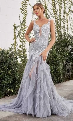 Andrea And Leo - A1062 Sleeveless Ruffle Tiered Ballgown