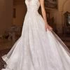 Andrea And Leo A1102W - Chantilly Lace A-Line Bridal Gown -Boutique Wedding Dress Store andrea and leo a1102w chantilly lace a line bridal gown bridal dresses 2 french white 31421976215635