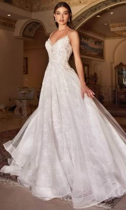 Andrea And Leo A1102W - Chantilly Lace A-Line Bridal Gown