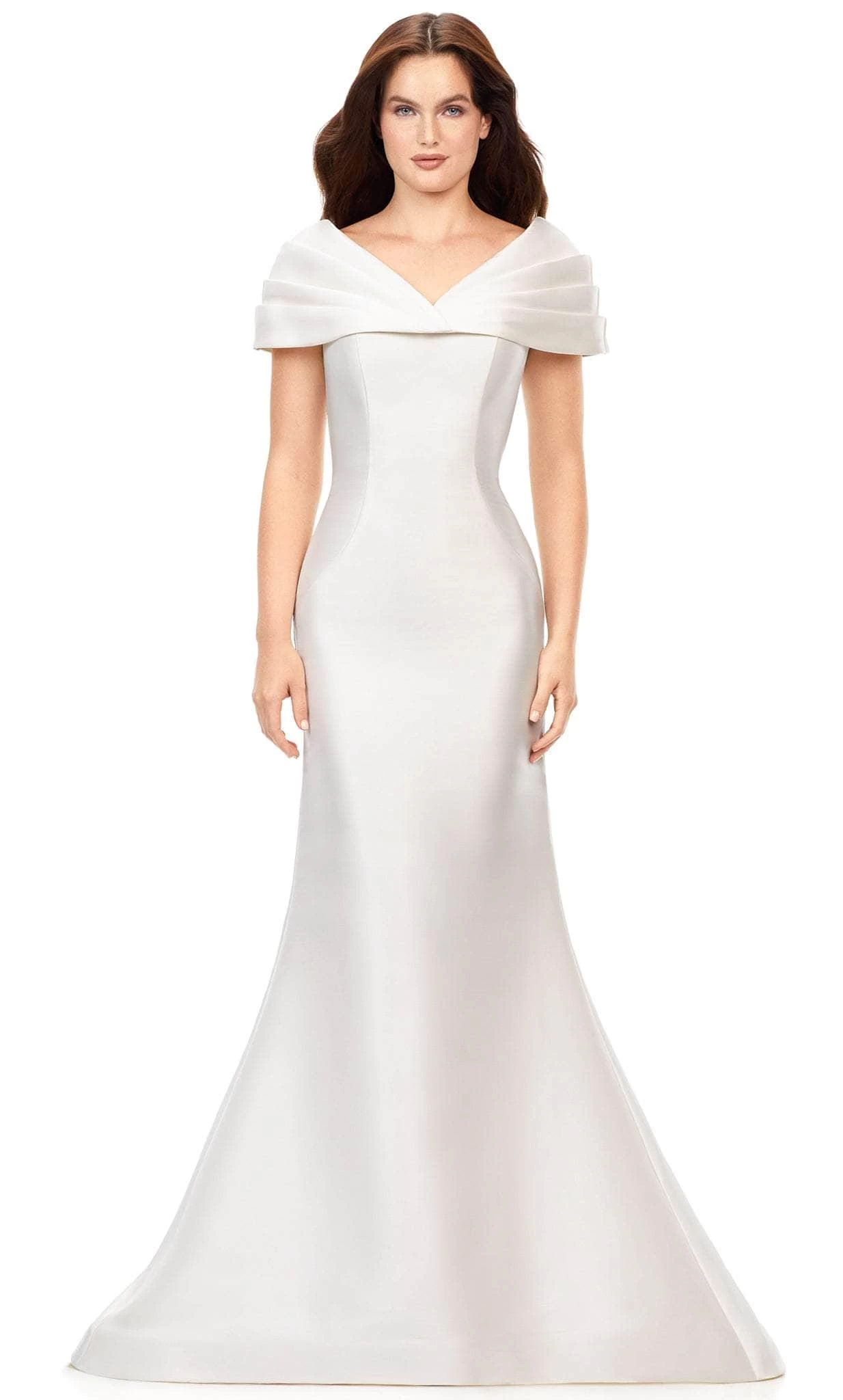 Ashley Lauren 11300 - Satin Off-Shoulder Evening Gown 3 Ashley Lauren 11300 - Satin Off-Shoulder Evening Gown