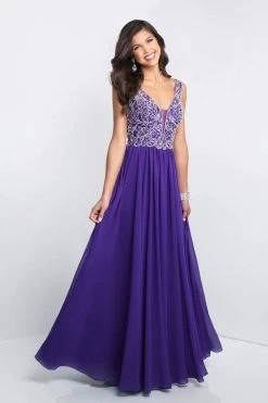 Blush By Alexia Designs - 11573 Sleeveless V-Neck Crystal Paisley Gown -Boutique Wedding Dress Store blush by alexia designs 11573 sleeveless v neck crystal paisley gown special occasion dress 0 purple 5493001879609