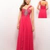 Blush By Alexia Designs - One Shoulder Strap Evening Gown X057 -Boutique Wedding Dress Store blush by alexia designs one shoulder strap evening gown x057 special occasion dress 6565182701625
