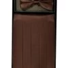 Brown Silk Satin Cummerbund And Bow Tie Set 1 Brown Silk Satin Cummerbund And Bow Tie Set -Boutique Wedding Dress Store brown silk satin cummerbund and bow tie set mens cummerbund vesuvio napoli 396227