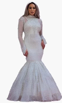 Chic And Holland BR1988 - Beaded Mermaid Bridal Dress