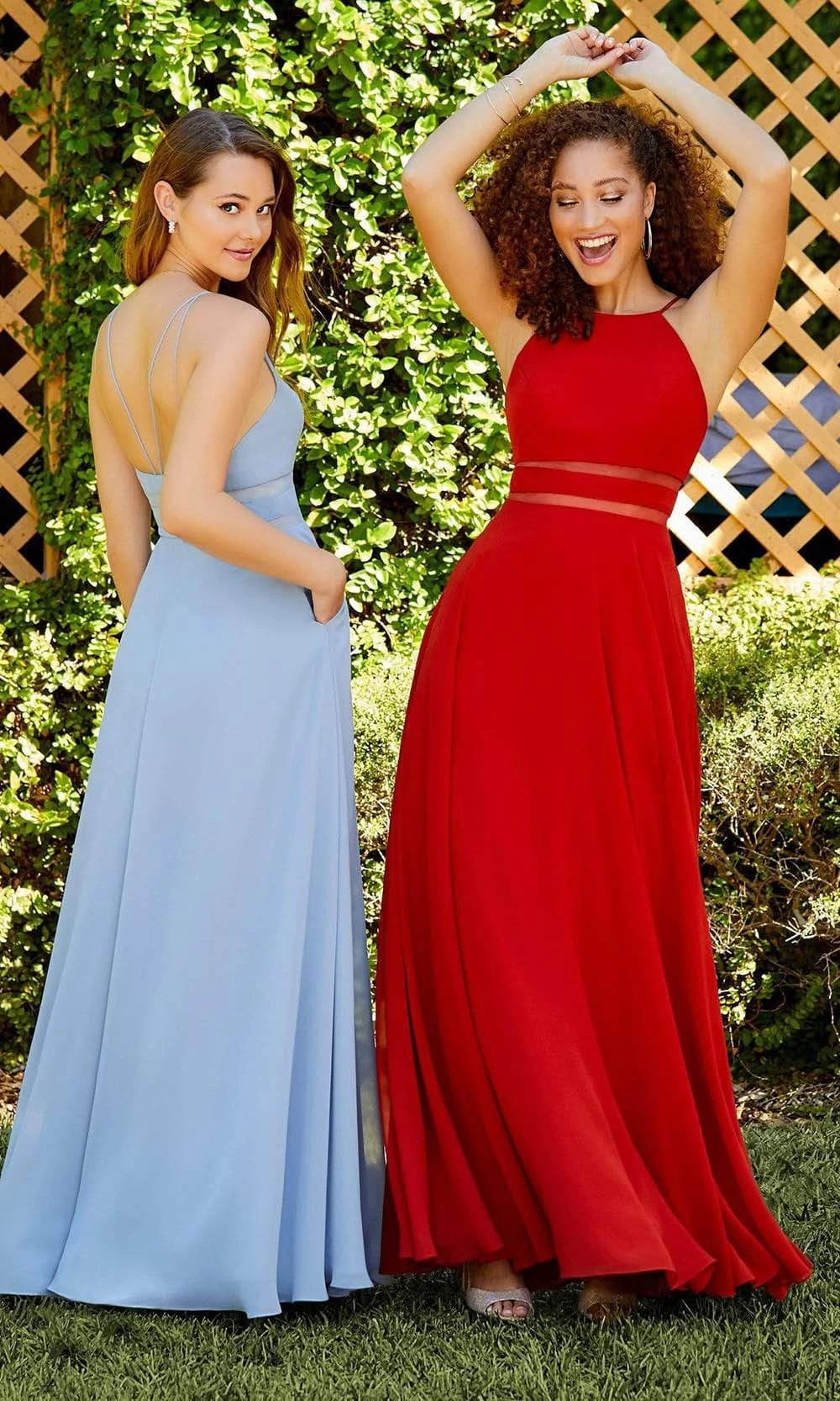 Christina Wu Celebration - 22058 Halter Tulle And Chiffon Dress 3 Christina Wu Celebration - 22058 Halter Tulle And Chiffon Dress