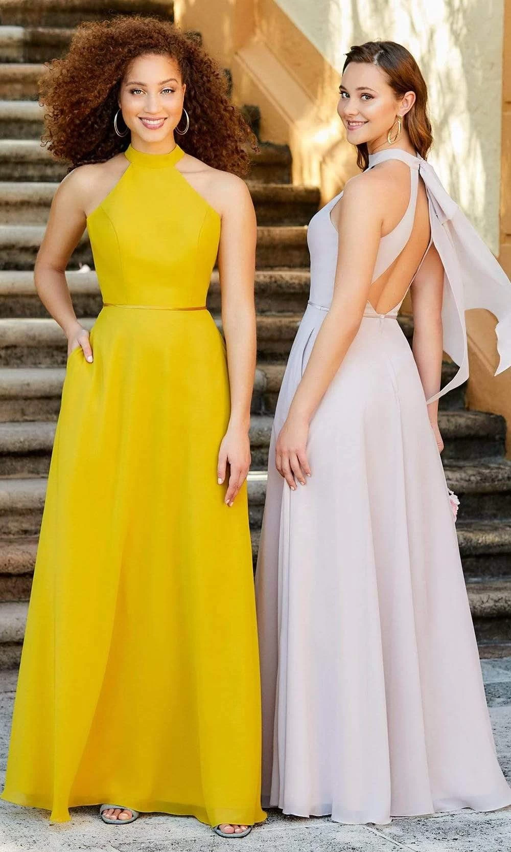 Christina Wu Celebration - 22066 Halter Chiffon A-Line Dress 3 Christina Wu Celebration - 22066 Halter Chiffon A-Line Dress