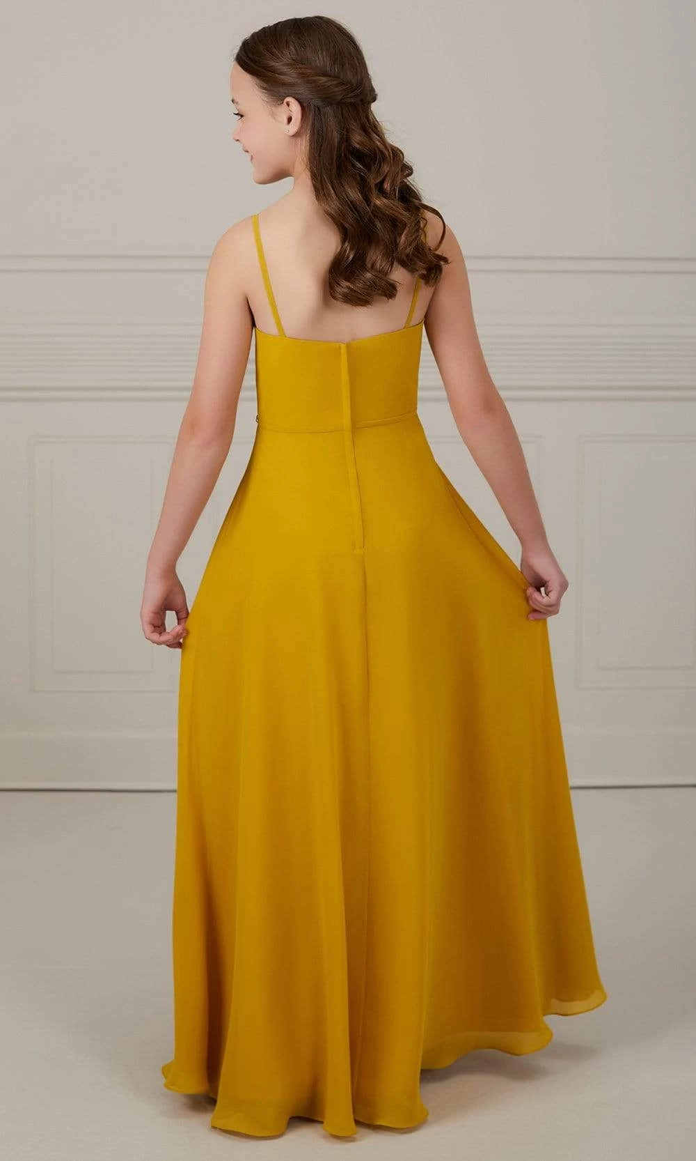 Christina Wu Celebration - 32076 V Neck Pleated Chiffon A-Line Dress 4 Christina Wu Celebration - 32076 V Neck Pleated Chiffon A-Line Dress - Image 2