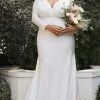 Cinderella Divine - CD0169C Modest Bridal Full Hem Gown -Boutique Wedding Dress Store cinderella divine cd0169c modest bridal full hem gown bridal dresses 2x off white 29379095363667