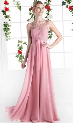 Cinderella Divine CJ211 - Ruched A-Line Evening Dress