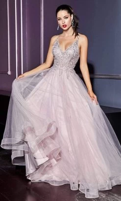 Cinderella Divine - KC897 Embroidered Lace A-line Long Dress -Boutique Wedding Dress Store cinderella divine kc897 embroidered lace a line long dress prom dresses 28896938524755