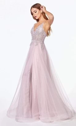 Cinderella Divine - KC897 Embroidered Lace A-line Long Dress -Boutique Wedding Dress Store cinderella divine kc897 embroidered lace a line long dress prom dresses 28897040793683