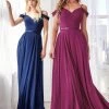 Cinderella Divine - Off Shoulder Chiffon Prom Dress CD0156 - 1 Pc Navy In Size 3X Available -Boutique Wedding Dress Store cinderella divine off shoulder chiffon prom dress cd0156 1 pc navy in size 3x available ccsale 3x navy 30209626669139