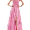 Colors Dress - 2765 V-Neck Rainbow Chiffon Dress -Boutique Wedding Dress Store colors dress 2765 v neck rainbow chiffon dress prom dresses 0 pink multi 29333104361555