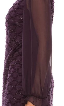 Connected Apparel TKH47900 - Chiffon Sleeve Beaded Short Dress -Boutique Wedding Dress Store connected apparel tkh47900 chiffon sleeve beaded short dress cocktail dresses 32271684304979