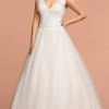 Da Vinci Bridal - 50589 Lace And Glitter V Neck Tulle Ballgown -Boutique Wedding Dress Store da vinci bridal 50589 lace and glitter v neck tulle ballgown bridal dresses 2 white white 27952970170451