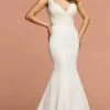 Da Vinci Bridal - 50592 Lace Plunging V Neck Tulle Mermaid Gown -Boutique Wedding Dress Store da vinci bridal 50592 lace plunging v neck tulle mermaid gown wedding dresses 15449398313043