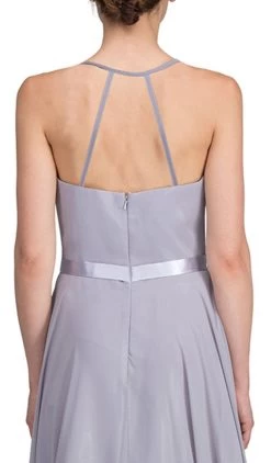 Dancing Queen - 2176 Illusion High Halter Chiffon A-Line Prom Gown -Boutique Wedding Dress Store dancing queen 2176 illusion high halter chiffon a line prom gown prom dresses 5682371592249