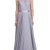 Dancing Queen - 2176 Illusion High Halter Chiffon A-Line Prom Gown 1 Dancing Queen - 2176 Illusion High Halter Chiffon A-Line Prom Gown -Boutique Wedding Dress Store dancing queen 2176 illusion high halter chiffon a line prom gown prom dresses xs silver 5682371461177