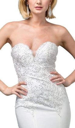 Dancing Queen Bridal - 136 Embroidered Deep Sweetheart Trumpet Gown 6 Dancing Queen Bridal - 136 Embroidered Deep Sweetheart Trumpet Gown -Boutique Wedding Dress Store dancing queen bridal 136 embroidered deep sweetheart trumpet gown wedding dresses 14109277159507