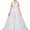 Dancing Queen Bridal - 72 Applique V-neck Ballgown -Boutique Wedding Dress Store dancing queen bridal 72 applique v neck ballgown wedding dresses xs off white 11047094255699