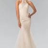 Elizabeth K Bridal - GL2243 Lace Halter Mermaid Gown -Boutique Wedding Dress Store elizabeth k bridal gl2243 lace halter mermaid gown wedding dresses xs champagne 5412807934009