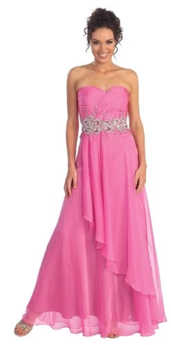 Elizabeth K - GL1001 Spliced Pleats Sweetheart Chiffon Gown 10 Elizabeth K - GL1001 Spliced Pleats Sweetheart Chiffon Gown -Boutique Wedding Dress Store elizabeth k gl1001 spliced pleats sweetheart chiffon gown special occasion dress xs fuchsia 5412352458809