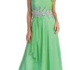 Elizabeth K - GL1001 Spliced Pleats Sweetheart Chiffon Gown -Boutique Wedding Dress Store elizabeth k gl1001 spliced pleats sweetheart chiffon gown special occasion dress xs green 5412352524345