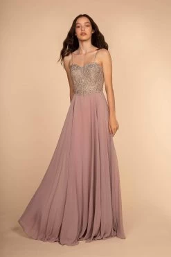 Elizabeth K - GL1571 Gold Embroidered Sweetheart Chiffon A-line Dress 11 Elizabeth K - GL1571 Gold Embroidered Sweetheart Chiffon A-line Dress -Boutique Wedding Dress Store elizabeth k gl1571 gold embroidered sweetheart chiffon a line dress bridesmaid dresses xs mauve 30979351085139