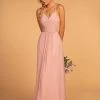 Elizabeth K - GL2606 Lace Pleated Halter Chiffon A-line Dress -Boutique Wedding Dress Store elizabeth k gl2606 lace pleated halter chiffon a line dress bridesmaid dresses xs d rose 6259110576185