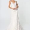 Elizabeth K - GL2820 Embellished Lace Deep V-neck Trumpet Gown -Boutique Wedding Dress Store elizabeth k gl2820 embellished lace deep v neck trumpet gown wedding dresses xs ivory cream 12068167188563