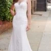 Enchanting By Mon Cheri - 120171 Embroidered Trumpet Bridal Gown -Boutique Wedding Dress Store enchanting by mon cheri 120171 embroidered trumpet bridal gown bridal dresses 0 ivory vanilla 15680958431315