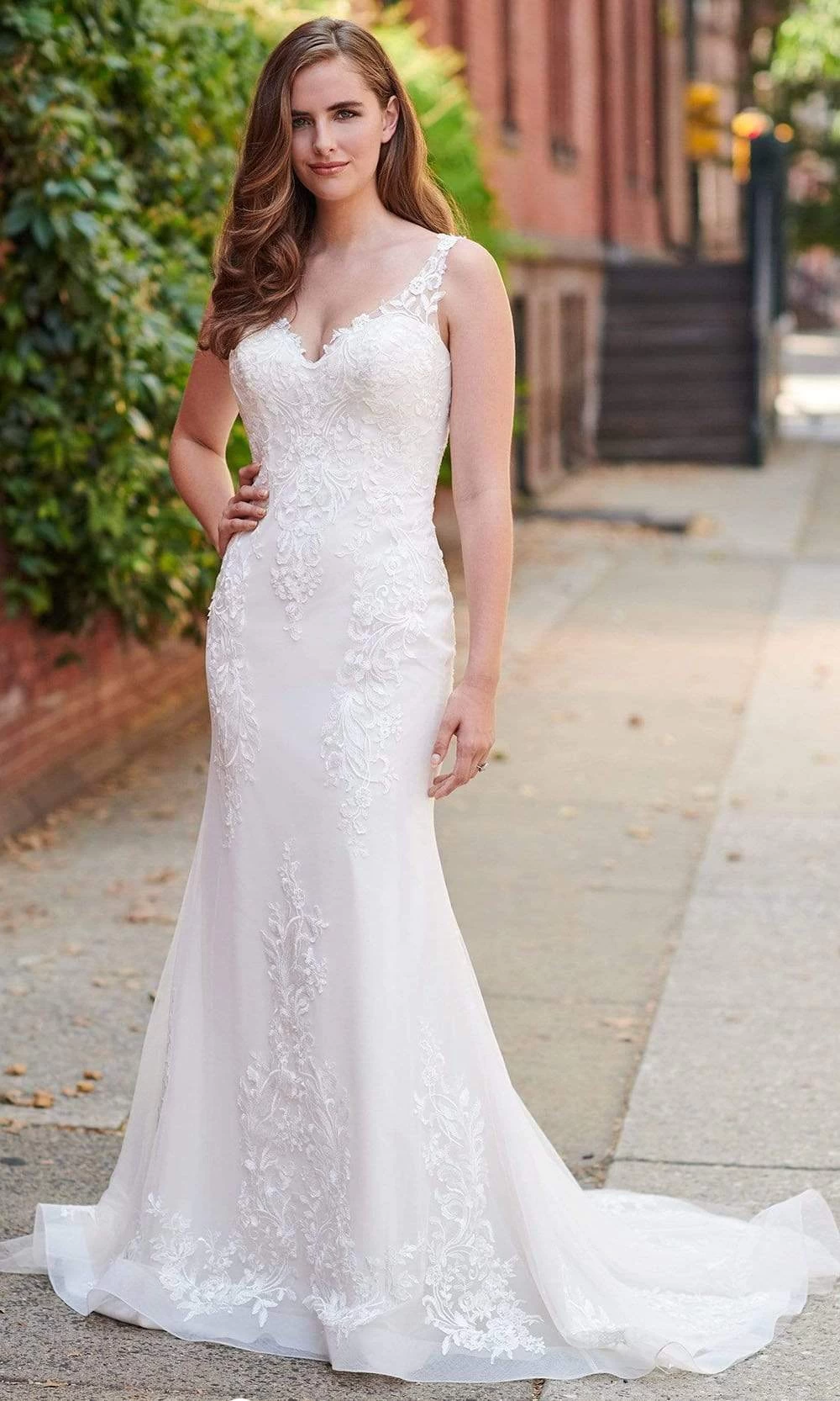 Enchanting By Mon Cheri - 120171 Embroidered Trumpet Bridal Gown 3 Enchanting By Mon Cheri - 120171 Embroidered Trumpet Bridal Gown