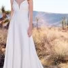 Enchanting By Mon Cheri - 220113 Spaghetti Strap Lace Back Bridal Gown -Boutique Wedding Dress Store enchanting by mon cheri 220113 spaghetti strap lace back bridal gown bridal dresses 0 diamond white 28811565236307