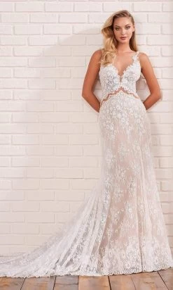 Enchanting By Mon Cheri - 221164 Romantic Laced Long Wedding Dress