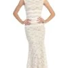 Eureka Fashion - 2050 Lace And Satin Sequin Mermaid Gown -Boutique Wedding Dress Store eureka fashion 2050 lace and satin sequin mermaid gown special occasion dress xs ivory gold 6684709683283