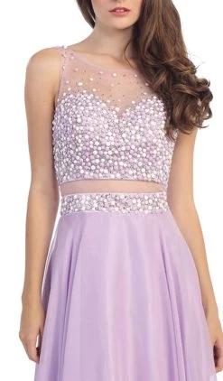 Eureka Fashion - Bubble Beaded Mesh Evening Dress -Boutique Wedding Dress Store eureka fashion bubble beaded mesh evening dress special occasion dress 5657146196025