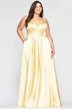 Faviana - 9469 Halter Neck Charmeuse A-line Dress 14 Faviana - 9469 Halter Neck Charmeuse A-line Dress -Boutique Wedding Dress Store faviana 9469 halter neck charmeuse a line dress prom dresses 13716836089939