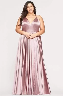 Faviana - 9469 Halter Neck Charmeuse A-line Dress 17 Faviana - 9469 Halter Neck Charmeuse A-line Dress -Boutique Wedding Dress Store faviana 9469 halter neck charmeuse a line dress special occasion dress 12w deep mauve 13716836122707