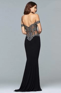 Faviana - S10001 Off-Shoulder Jersey Sheath Gown 17 Faviana - S10001 Off-Shoulder Jersey Sheath Gown -Boutique Wedding Dress Store faviana s10001 off shoulder jersey sheath gown evening dresses 5392740515897
